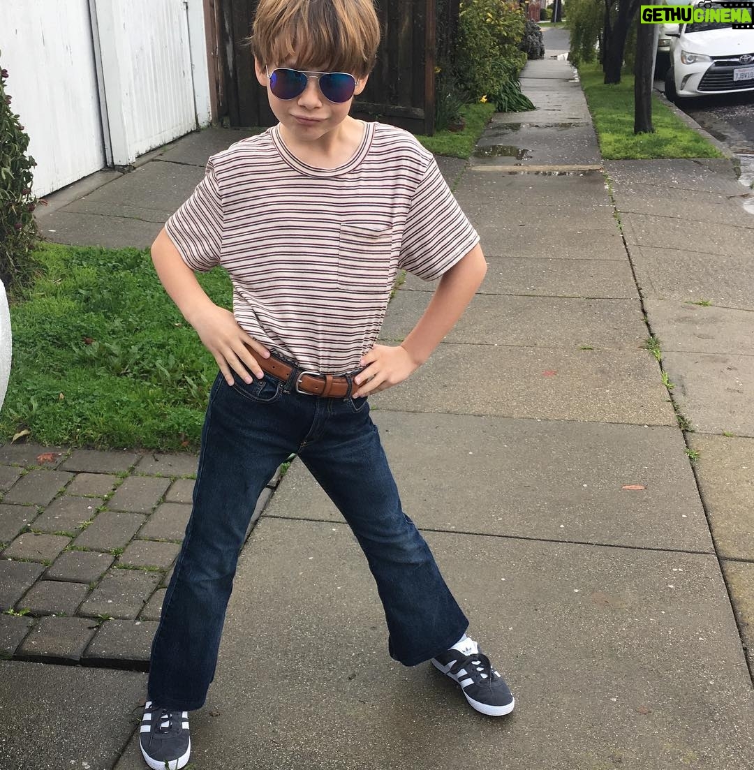 Finn Carr - 4.9K Likes - Spirit week day 2. Dress like it’s 1969(the year the school opened) #lol