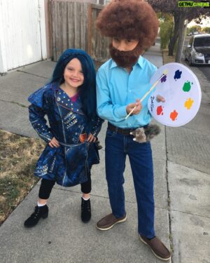 Finn Carr Instagram - Happy Halloween from #bobross and #eviedescendants hope you all have a great day! 🧡