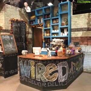 Finn Carr Instagram - I wish this was a real place we could go and hang out.  Maybe play some games and drink hot chocolate!!! #wired #coffee #alexaandkatie #whoswithme