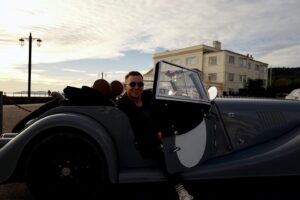 Finn Cole Instagram - Thank you @morganmotor for letting me play with the Morgan Plus 4 last week. And Devon for perfect weather.