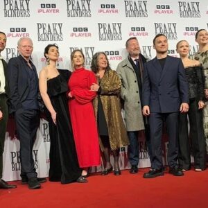 Finn Cole Instagram - Peaky Blinder Premiere in BIRMINGHAM!! Thanks to all of those who came to see us. Can’t wait for you to see the final season, BBC 1 & iPlayer Sunday 9pm !! #peakyblinders #bbc @peakyblindersofficial