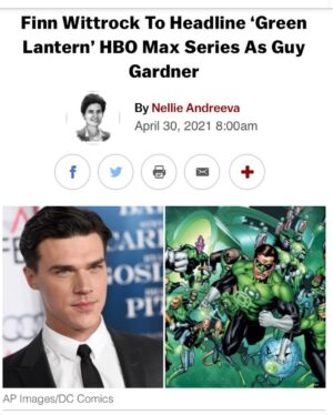Finn Wittrock Instagram - Beyond excited to join the Green Lantern universe as Guy Gardner. Coming to HBO Max in the not-too distant future!