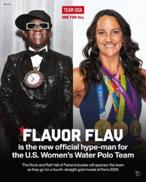 Flavor Flav Instagram - The crossover we didn’t know we needed 🔥

#OneForAll l #ParisOlympics