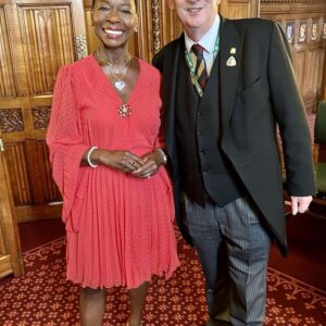 Floella Benjamin Instagram - What a joy it was to speak alongside Mr Speaker, Sir Lindsey Hoyle, yesterday at his #Windrush75 celebration @CommonsSpeaker ❤️