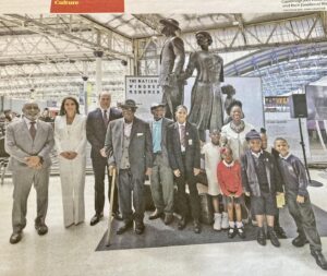 Floella Benjamin Instagram - In 1960 aged 10 I arrived from #Trinidad at #WaterlooStn platform 19. Little did I know 62yrs later I would be in charge of creating a #NationalWindrushMonument near that platform to celebrate the #Windrush contribution to Britain. This is part of the #Windrush75 legacy