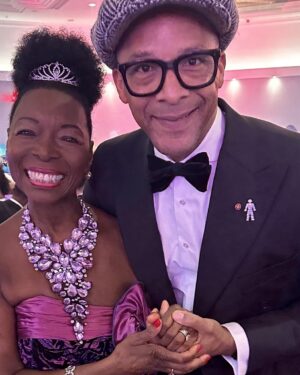 Floella Benjamin Instagram - It was a joy meeting Jay Blades at the @mbccawards as it gave me the opportunity to tell him how inspirational he was on the Graham Norton Show. He was a delight to chat with and is one of my #Playschool Babies @jayblades_