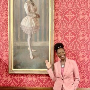 Floella Benjamin Instagram - Really wish my mum and dad were still here to see my portrait painted my the artist June Mendoza hanging in the @UKHouseofLords! Who would have thought ❤️