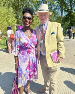 Floella Benjamin Instagram - Had the most wonderful time at the Chelsea Flower Show and seeing my old #Playschool pal Johnny Ball who was so kind and generous to me when I started Playschool 48 years ago @The_RHS ♥️