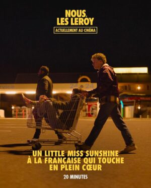 Florent Bernard Instagram - Vous êtes déjà pas mal nombreux à être venus voir "Nous, les Leroy" et ça touche droit au cœur. Et pour les autres, je citerai Lorie : "ça y'est c'est le week-end, c'est comme ça qu'on les aime, nique le soleil allons au cinoche". Ou un truc du style.

NOUS, LES LEROY, partout au cinéma !