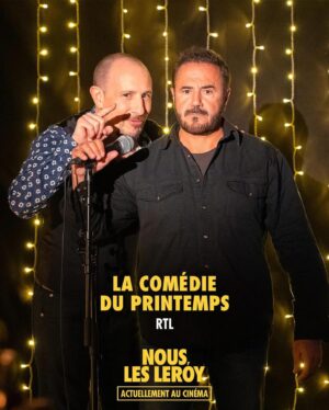 Florent Bernard Instagram - Vous êtes déjà pas mal nombreux à être venus voir "Nous, les Leroy" et ça touche droit au cœur. Et pour les autres, je citerai Lorie : "ça y'est c'est le week-end, c'est comme ça qu'on les aime, nique le soleil allons au cinoche". Ou un truc du style.

NOUS, LES LEROY, partout au cinéma !