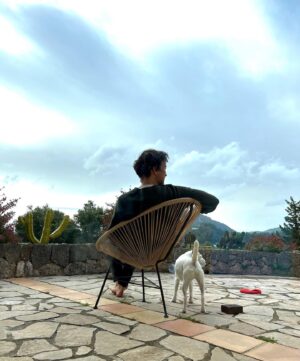 Florian David Fitz Instagram - Zuhause sitze ich im Lehrerzimmer, hier sitze ich auf der Terrasse. Und wer setzt sich ins Kino? #eingeschlossenegesellschaft @sonypictures.de
