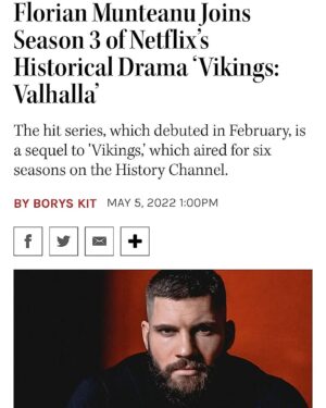 Florian Munteanu Instagram - ANOTHER ONE ⚔️💥
.
Very proud to be part of a great show with a wonderful cast which happens also to be one of my personal favs over the last years.
Checking more and more boxes step by step 😉👊🏼.
This one means a lot not only because my team and I worked super hard to get this part but above all because I will show a different acting side of mine.
Going into Drama, playing more emotional and dramatic roles was always a main goal.
We getting there. Super hyped for this one. 
GENERAL GEORGIOS MANIAKES comes to life 🙌🏼💪🏼.
LET'S GOOOO ⚔️