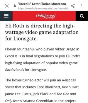 Florian Munteanu Instagram - Here we go. So hyped for this one. Fell in love with the role immediately once I had my eyes on it. Can't wait to bring Krieg🪓 to life.
LET'S ROOOOOOOOLL🔥🧨🧨🔥 
.
#anotherone #borderlands #krieg