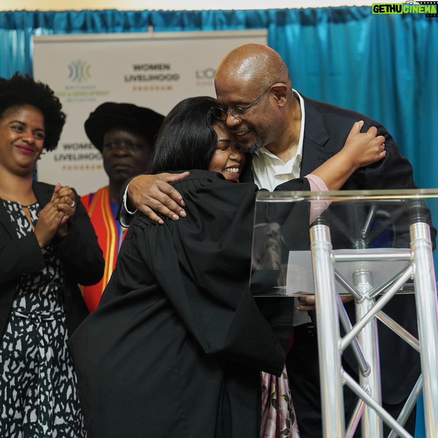 Forest Whitaker - 2.4K Likes - Last week in Cape Town, I was immensely proud to meet 751 amazing and inspirational women who graduated from our Women Livelihood Program at @whitaker_peace. It's a powerful reminder of the capacity women possess to lead transformation and guide their community towards lasting peace. Thank you @lorealgroupe, @fondationbnpp and @rcs_group for your support, and congratulations to WPDIās team in South Africa for your amazing work.