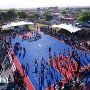 Forest Whitaker Instagram - Yesterday, I was honored to open a brand new basketball🏀 court in Cape Town, #SouthAfrica🇿🇦, alongside @nbaafricaofficial. The court will be a hub for WPDI's Peace Through Sports program, social innovation, community events and learning. I am excited for what the future holds for communities here!