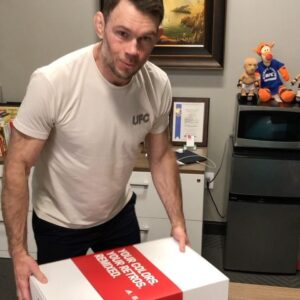 Forrest Griffin Instagram - Not sure why I got so lucky! Probably best not to question it. A big thanks to the @vegasgoldenknights #retrojersey
