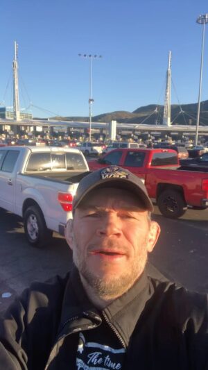 Forrest Griffin Instagram - Fun Fact Friday From Forrest! The Mexico border…it’s busy. #fact #funfact #border #mexicoborder #mexico #facts #lookitup #itstrue #cars #traffic #facts💯 #funfactfriday