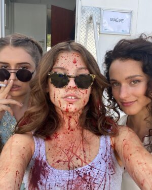 Frances Sholto-Douglas Instagram - If you’re in Cape Town, catch Slumber Party Massacre at @sahorrorfest on Wednesday night! 👩🏻‍🤝‍👩🏽⚔️💅🏼