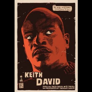 Francesco Francavilla Instagram - Wishing a very happy 68th birthday to that movie legend that is KEITH DAVID! Hope you have a great one, @silverthroat! 🎉🥂🖤