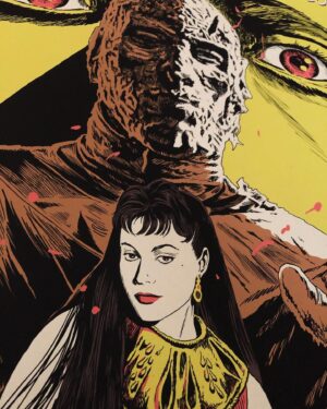 Francesco Francavilla Instagram - THE MUMMY IS HERE!!! Pt.2
Got my APs of my 3rd @hammer_films and 1st with @madebymutant officially licensed poster for Hammer’s THE MUMMY, directed by Terence Fisher and starring Peter Cushing, Christopher Lee, and Yvonne Furneaux with my hand drawn title and credits and everything, as always. These were printed by the excellent @dl_screenprinting and as always they did a tremendous job! 
This variant edition is available now at https://www.madebymutant.com/merch/458529-francesco-francavilla-the-mummy-variant-poster