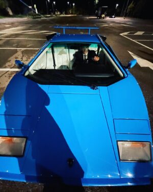Frank Grillo Instagram - Sitting in an 81 #countach in Bologna Italy playing the great man himself. #ferrucciolamborghini from a brilliant script by Oscar winner @bobbymoresco and getting to go head to head with this legend #gabrielbyrne. #dreamjob. #LAMBORGHINI🏎🏎🏎