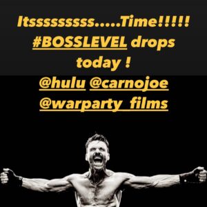 Frank Grillo Instagram - After a two plus year journey we’re happy to say we’ve made it.  Sure I’ve aged 200 yrs but i think it was worth it. If you love hard core action and laughs #BOSSLEVEL may be the cure for all the seriousness of the past year. Enjoy. And thanks for putting up with us. FG. ❤️