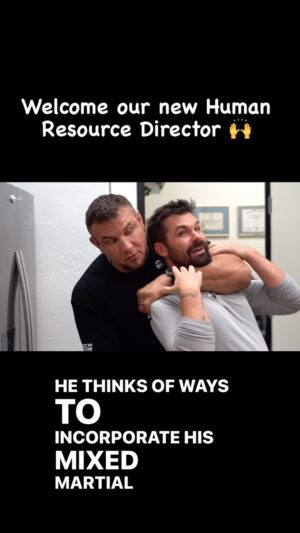 Frank Mir Instagram - Announcement!
Frank Mir is now Human Resource Director. 
Welcome to the office Frank! 🎉 
@thefrankmir 
@rampage4real 
@unitedfightleague 
@f3energy 
@freedomfightnight 
@hjrexperiment