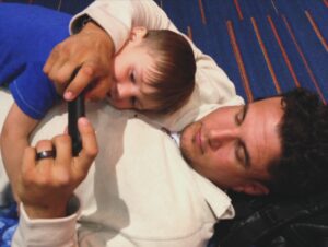 Frank Mir Instagram - Words will never capture  my adoration for my babies, Happy birthday @roninmir09 to my rescue