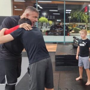 Frank Mir Instagram - As a competitor, you learn about yourself as a teacher you learn about your art. Priceless moments teaching one of my students Cash and my son.