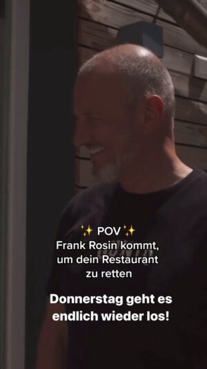 Frank Rosin Instagram - Donnerstag geht es wieder los!
Schreibt mir was euer #rosinsrestaurants Moment ist! Ich freue mich auf Euch…❤️❤️