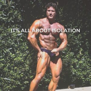 Frank Zane Instagram - Your biceps and triceps will grow if you are able to isolate them during each set. In order to do this, you should not try to use a heavy weight.
frankzane.com #frankzane #mrolympia #bodybuilding #bodybuilder