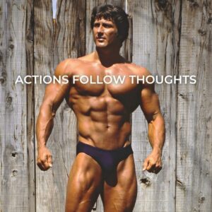 Frank Zane Instagram - I did not let my mind ramble on by itself, I took control by saying something positive to myself. What is your intention? You will be successful when you make your dream become everyone else’s reality.

#mrolypia #bodybuilding #bodybuilder