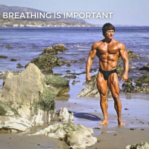 Frank Zane Instagram - I work on breathing from my gut, the diaphragm area, this gives the best tone. My abs are involved in the movements and I make sure they get quite a workout.

#mrolympia #bodybuilding #bodybuilder