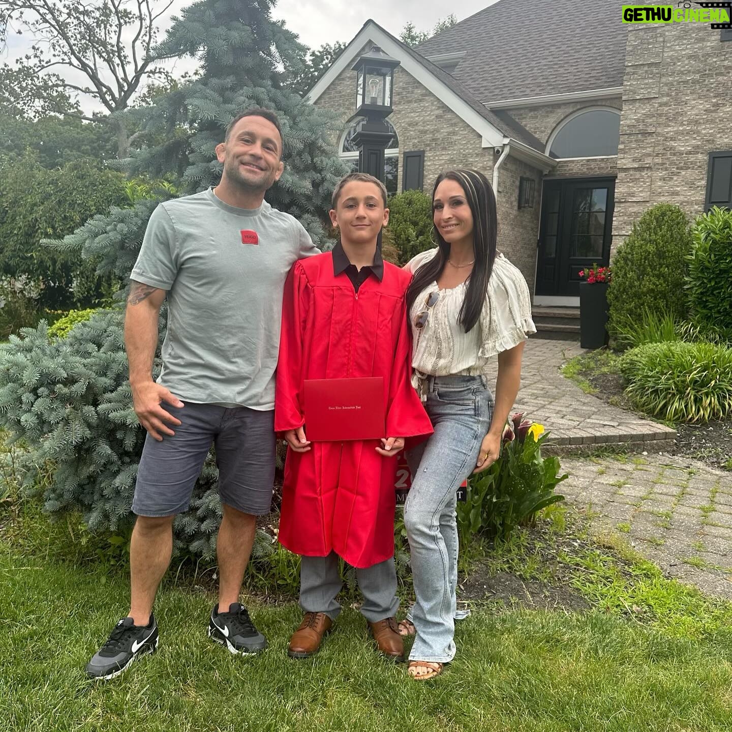 Frankie Edgar - 4.4K Likes - Congratulations to our son @santino_edgar for graduating middle school. Excited for your future son!