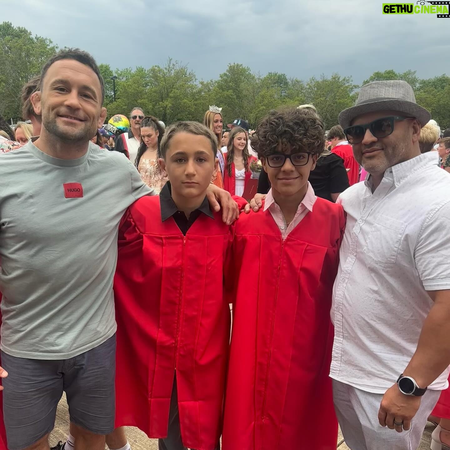 Frankie Edgar - 4.4K Likes - Congratulations to our son @santino_edgar for graduating middle school. Excited for your future son!