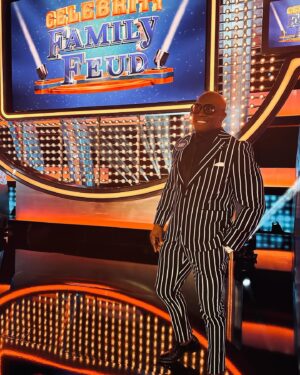 Franklin Lashley Instagram - Such a great weekend.  I had the opportunity to play the Family Feud and meet Steve Harvey. Since I was meeting Steve Harvey I had to up my suit game.😂. Steve approved and we had some good laughs.  Today was a great day.  Blessings 🙏🏾

#familyfeud#steveharvey#wwe