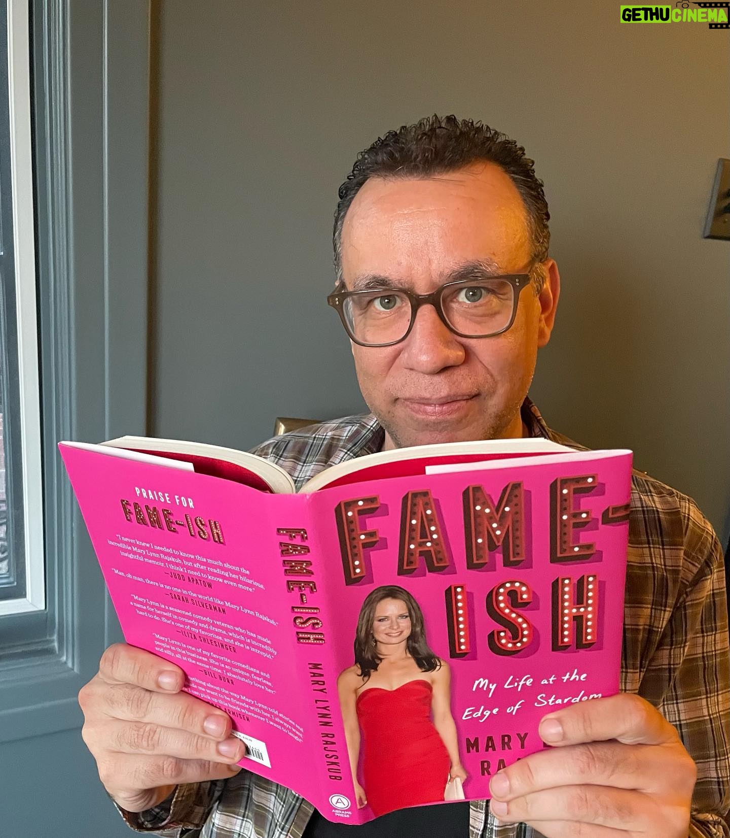 Fred Armisen - 8K Likes - I love this book! @marylynnrajskub #fameish