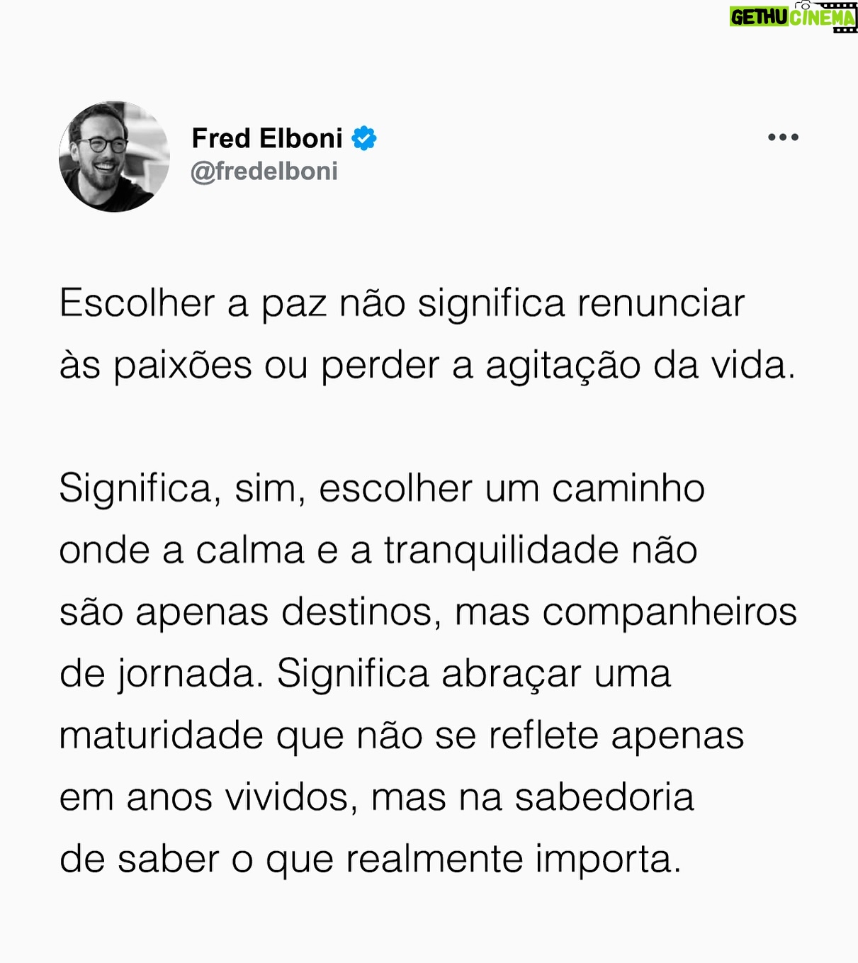 Fred Elboni - 29.1K Likes - Saber o que realmente importa.