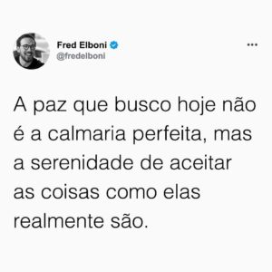 Fred Elboni Instagram - Aceitar sem controlar ☺️