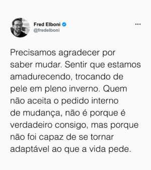 Fred Elboni Instagram - Não foque em construir armaduras, mas asas.
