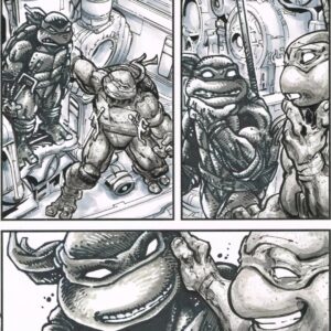 Freddie Williams II Instagram - Hey Guys. I’ve got a bunch of Original Art on my site - FOR SALE!
Today I want to draw your attention to my art for BATMAN / TMNT Volume 3 - that can be found on my Original Art site, Link in my BIO!