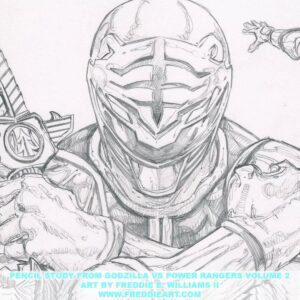 Freddie Williams II Instagram - Pencil study from Godzilla VS Power Rangers
Let me know who you’d like to see me sketch in the comments below!
If you’re into this kind of sketch work, check out the original art section of my website: www.freddieart.com