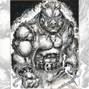 Freddie Williams II Instagram - Bebop ink was commission (2023)  Warthog power!
