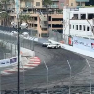 Fredric Aasbø Instagram - Photo dump from Long Beach: A fun first round of the year. The rain made the track ultra slippery and we basically ran two gears lower than usual… Top 8 finish, car ran great and high spirits within the team! #ToyotaPartner @rockstarenergy @toyotaracing @nittotire @eneosusa @rsrusa @ompracing @larry_chen_foto @topnotch_jz