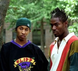 Fredro Starr Instagram - #tht clockers movie set brooklyn 1995 @hinikoj @fredro_starr directed by @officialspikelee