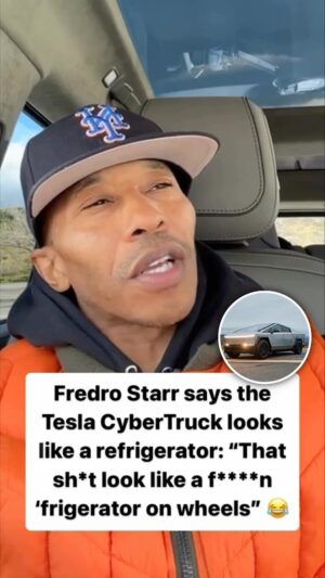 Fredro Starr Instagram - #tesla #cybertruck #rivian #comedy #fredrostarr s/o @thehiphopwolf