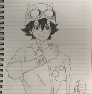 Fuju Kamio Instagram - 最近の暇つぶし。
#寝れないときの
#ただの自己満
#カヲルはあさひに描いた
#手痛い
#腰も痛い
#模写
#フリクション
