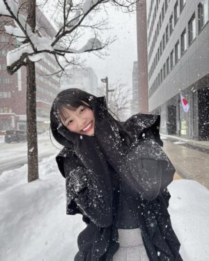 Fuka Kumazawa Instagram - 北海道来てます！雪にテンション上がる！❄️