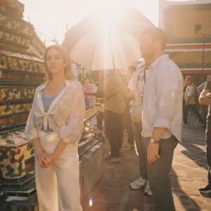 Gabriel Basso Instagram - A little throwback, and also a new pic of @brittanysnow 

Cant wait for y’all to see Season 2 on @netflix. We’ve added a lot of great new cast members to the team who have been killing it. Our NY crew is phenomenal. Our Thailand crew killed it. Genuinely psyched about this. Onwards.