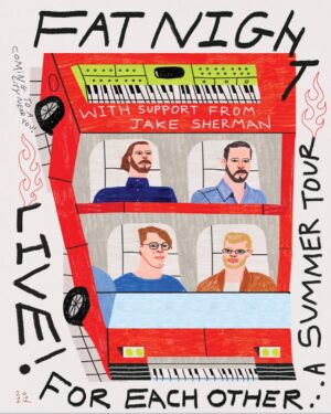 Gabriel Gundacker Instagram - @fatnightmusic is going back on tour. We will be playing our songs again! Come see us if you want or have to. Tix in bio
